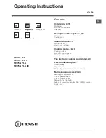 Preview for 13 page of Indesit FIE 76 GP K.A IX Manual