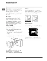 Preview for 14 page of Indesit FIE 76 GP K.A IX Manual