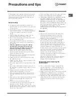 Preview for 21 page of Indesit FIE 76 GP K.A IX Manual