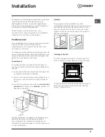 Preview for 25 page of Indesit FIE 76 GP K.A IX Manual