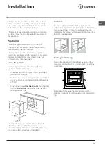 Preview for 13 page of Indesit FIE 76 K.A Operating Instructions Manual