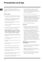 Preview for 20 page of Indesit FIE 76 K.A Operating Instructions Manual