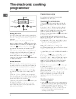 Предварительный просмотр 8 страницы Indesit FIE 76 KC.A GB/1 Operating Instructions Manual