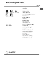 Preview for 1 page of Indesit FIE 76 P K.A Manual