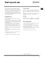 Preview for 5 page of Indesit FIM 21 K.B IX GB Operating Instructions Manual