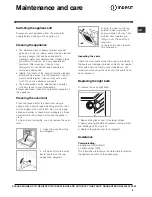 Preview for 9 page of Indesit FIM 21 K.B IX GB Operating Instructions Manual