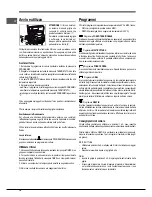 Preview for 14 page of Indesit FIM 51 K.A S Operating Instructions Manual