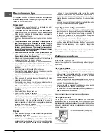 Preview for 22 page of Indesit FIM 51 K.A S Operating Instructions Manual