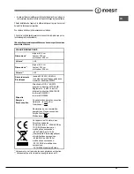 Preview for 25 page of Indesit FIM 51 K.A S Operating Instructions Manual