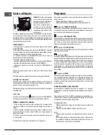 Preview for 38 page of Indesit FIM 51 K.A S Operating Instructions Manual