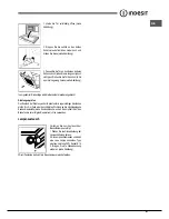 Preview for 47 page of Indesit FIM 51 K.A S Operating Instructions Manual