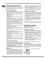 Preview for 52 page of Indesit FIM 51 K.A S Operating Instructions Manual