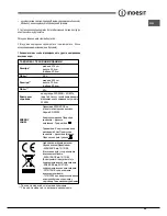 Preview for 55 page of Indesit FIM 51 K.A S Operating Instructions Manual