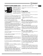 Preview for 37 page of Indesit FIM 53 K.A IX GB Operating Instructions Manual