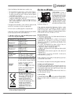 Preview for 15 page of Indesit FIM 61 K.A IX S Operating Instructions Manual