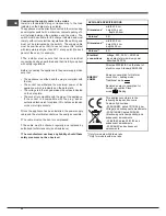 Preview for 22 page of Indesit FIM 61 K.A IX S Operating Instructions Manual