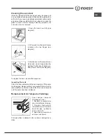 Preview for 27 page of Indesit FIM 61 K.A IX S Operating Instructions Manual