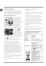 Preview for 14 page of Indesit FIM 61 K.A Operating Instructions Manual