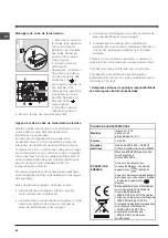 Preview for 44 page of Indesit FIM 61 K.A Operating Instructions Manual