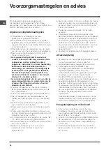 Preview for 60 page of Indesit FIM 61 K.A Operating Instructions Manual