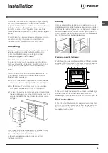 Preview for 63 page of Indesit FIM 61 K.A Operating Instructions Manual