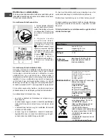 Предварительный просмотр 34 страницы Indesit FIM832J K.A IX(PL) Operating Instructions Manual