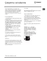 Preview for 37 page of Indesit FIMB 51 K.A IX Operating Instructions Manual