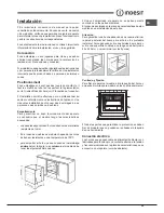 Preview for 55 page of Indesit FIMB 51 K.A IX Operating Instructions Manual