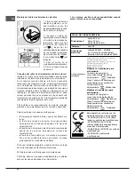 Preview for 56 page of Indesit FIMB 51 K.A IX Operating Instructions Manual