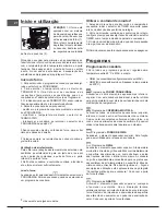 Preview for 68 page of Indesit FIMB 51 K.A IX Operating Instructions Manual