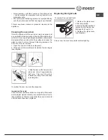 Предварительный просмотр 15 страницы Indesit FIMS 51 K.A IX S Operating Instructions Manual