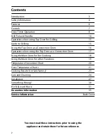 Preview for 2 page of Indesit FIU20 MK2 Instructions For Installation And Use Manual