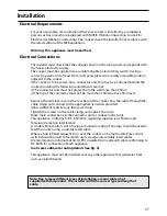 Preview for 27 page of Indesit FIU20 MK2 Instructions For Installation And Use Manual