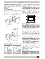 Preview for 11 page of Indesit FM 10 RK.C GB Instructions For Installation And Use Manual