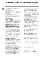 Preview for 32 page of Indesit FMG 1023 Instructions For Use Manual