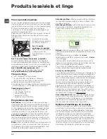 Preview for 34 page of Indesit FMG 1023 Instructions For Use Manual