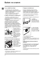 Preview for 52 page of Indesit FMG 1023 Instructions For Use Manual