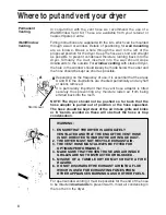 Preview for 8 page of Indesit G73VU Instructions For Installation And Use Manual