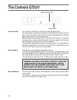 Preview for 10 page of Indesit G73VU Instructions For Installation And Use Manual