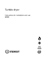 Indesit G75C Instructions For Installation And Use Manual preview