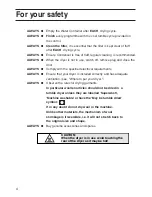 Preview for 4 page of Indesit G75C Instructions For Installation And Use Manual