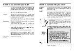 Preview for 5 page of Indesit G84V Use And Care & Installation Instructions Manual