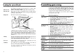 Preview for 10 page of Indesit G84V Use And Care & Installation Instructions Manual