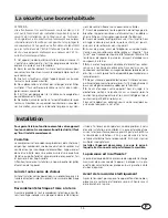 Preview for 15 page of Indesit GF 140 Instructions For Installation & Use