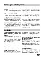 Preview for 3 page of Indesit GSF 120 UK Instructions For Installation And Use Manual