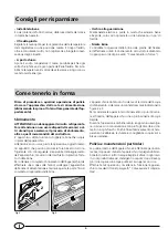 Preview for 8 page of Indesit GSF 4300 W Installation And Use Manual