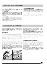 Preview for 43 page of Indesit GSF 4300 W Installation And Use Manual