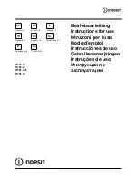 Indesit H 151.2 Instructions For Use Manual предпросмотр