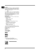 Preview for 12 page of Indesit H 151.2 Instructions For Use Manual