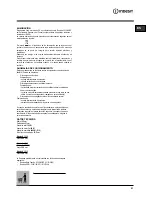 Preview for 21 page of Indesit H 151.2 Instructions For Use Manual